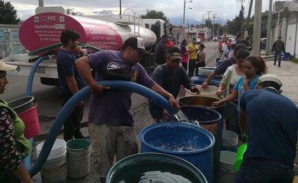 Restablecen suministro de agua en 15 colonias de Iztapalapa