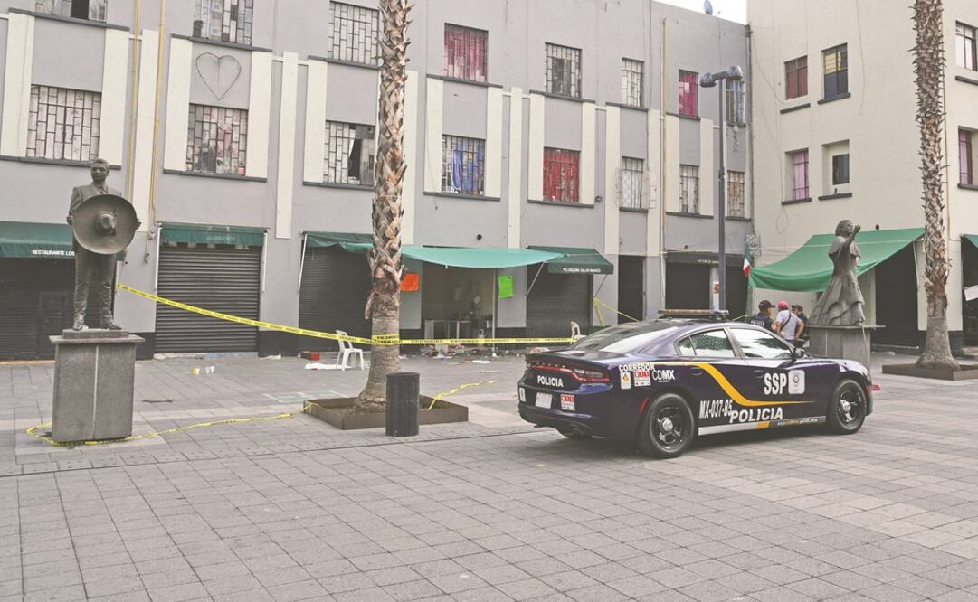 Aspectos del sitio donde se registro una balacera la noche del viernes 14 de septiembre. (Fotografía: Archivo)