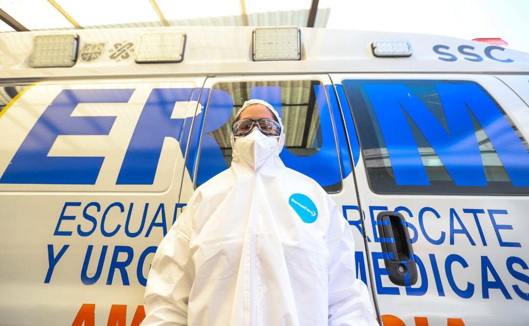 Con cinco ambulancias para dar servicio a toda la Ciudad de México, el Escuadrón de Rescate y Urgencias Médicas acudía a atender a las personas que presentaban síntomas. (28/03/2025) Fotos: Axel Sánchez | El Universal