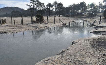 Conagua reporta heladas en varias zonas de Durango 