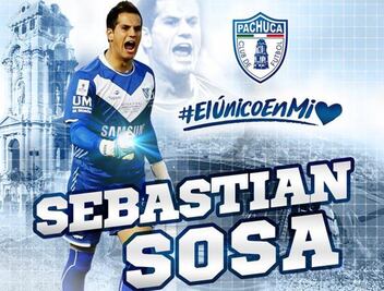 Pachuca oficializa fichaje de portero Sebastián Sosa