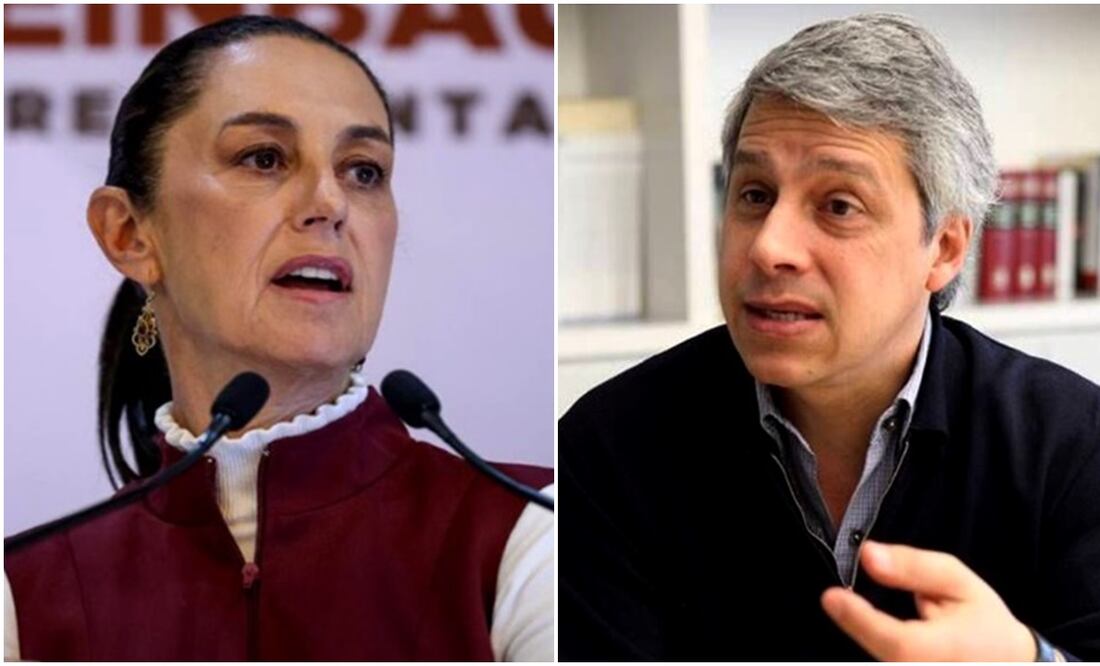 Claudia Sheinbaum/Claudio X. González. Foto: especial