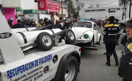 Remiten a 49 taxis sin concesión en Milpa Alta