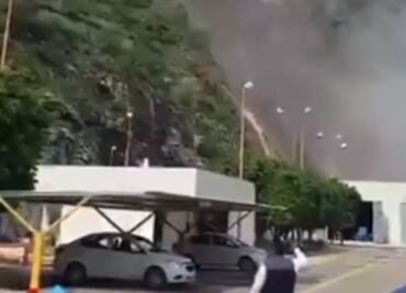 Se registra derrumbe en las inmediaciones de presa en Zimapán, Hidalgo