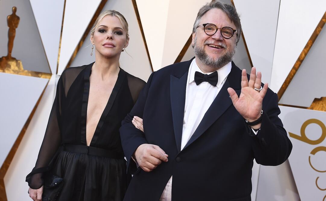 La pareja de Del Toro no es mediática, pero conoce los caminos del cine. Foto: AP