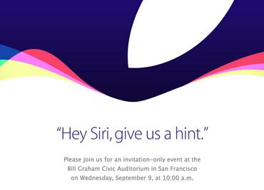 Apple confirma evento para el 9 de septiembre