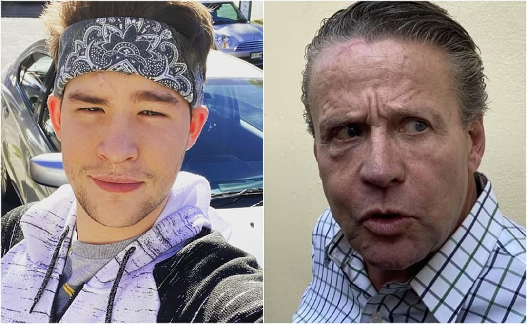 “Mi papá no tiene nada que estar haciendo ahí", dijo el hijo del actor. Foto: Instagram. sebas_gaymer13 y ARCHIVO