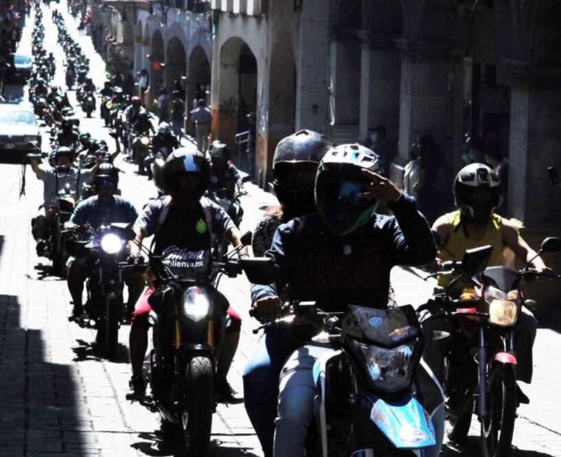 Uno de los inconformes expresó el descontento del gremio "porque se estigmatiza" a los motociclistas "sólo por utilizar su vehículo" ya que son vinculados con actividades ilícitas. Foto: Ilustrativa 