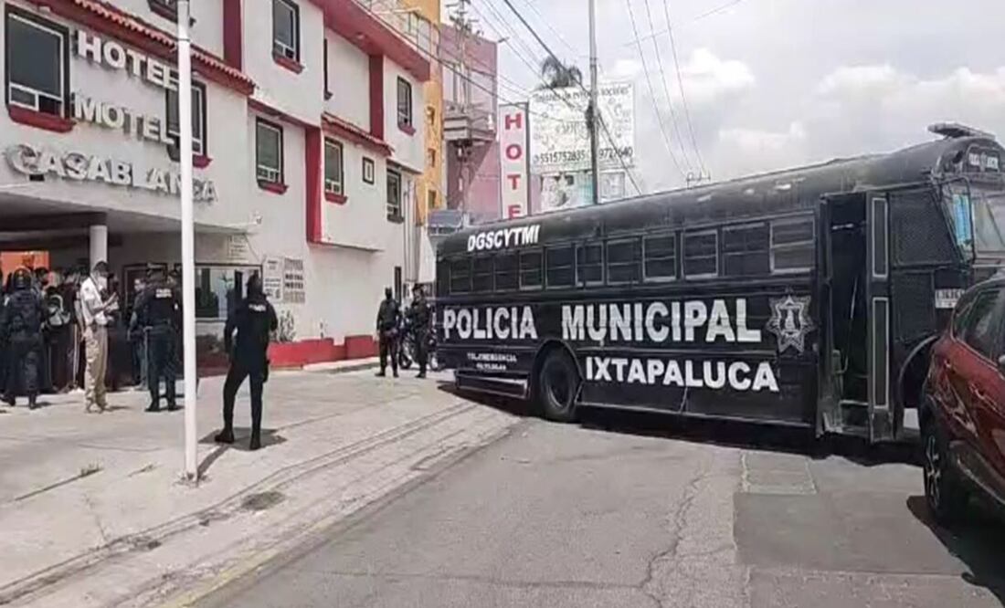 Los migrantes serán llevados a las instalaciones del Instituto Nacional de Migración (INM), ubicadas en la Ciudad de México. Foto: Especial