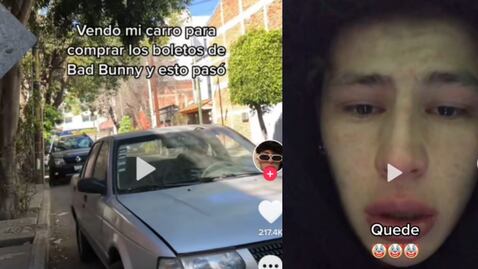 Viral: vende Tsuru para ir a ver a Bad Bunny y ya no había boletos
