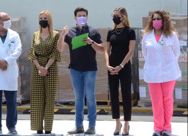 Entrega Samuel García insumos médicos a hospitales de NL