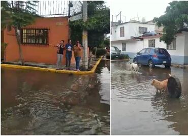 Se desborda el "Dren Xochiaca" en Neza; no se reportan viviendas afectadas