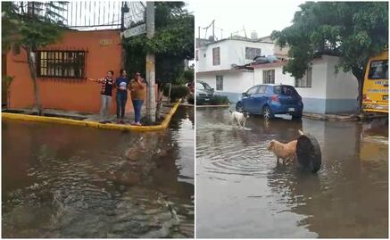 Se desborda el "Dren Xochiaca" en Neza; no se reportan viviendas afectadas