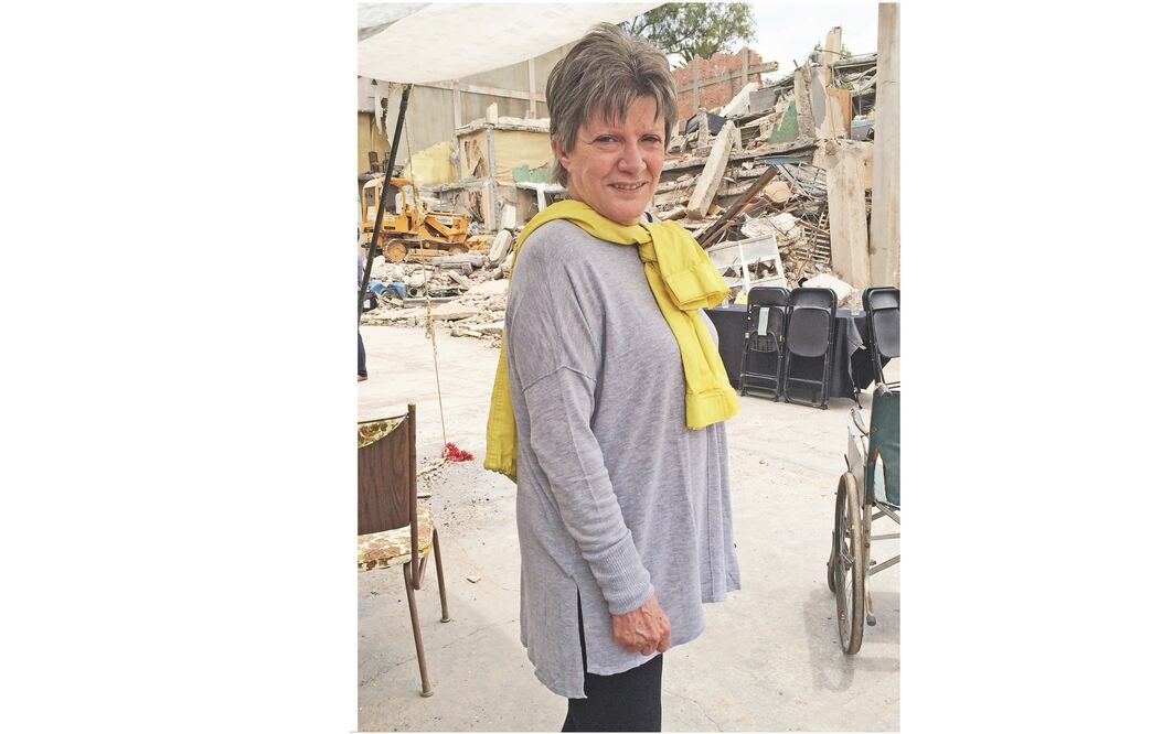 Anna Roth trabaja actualmente en El día del temblor (CORTESÍA)