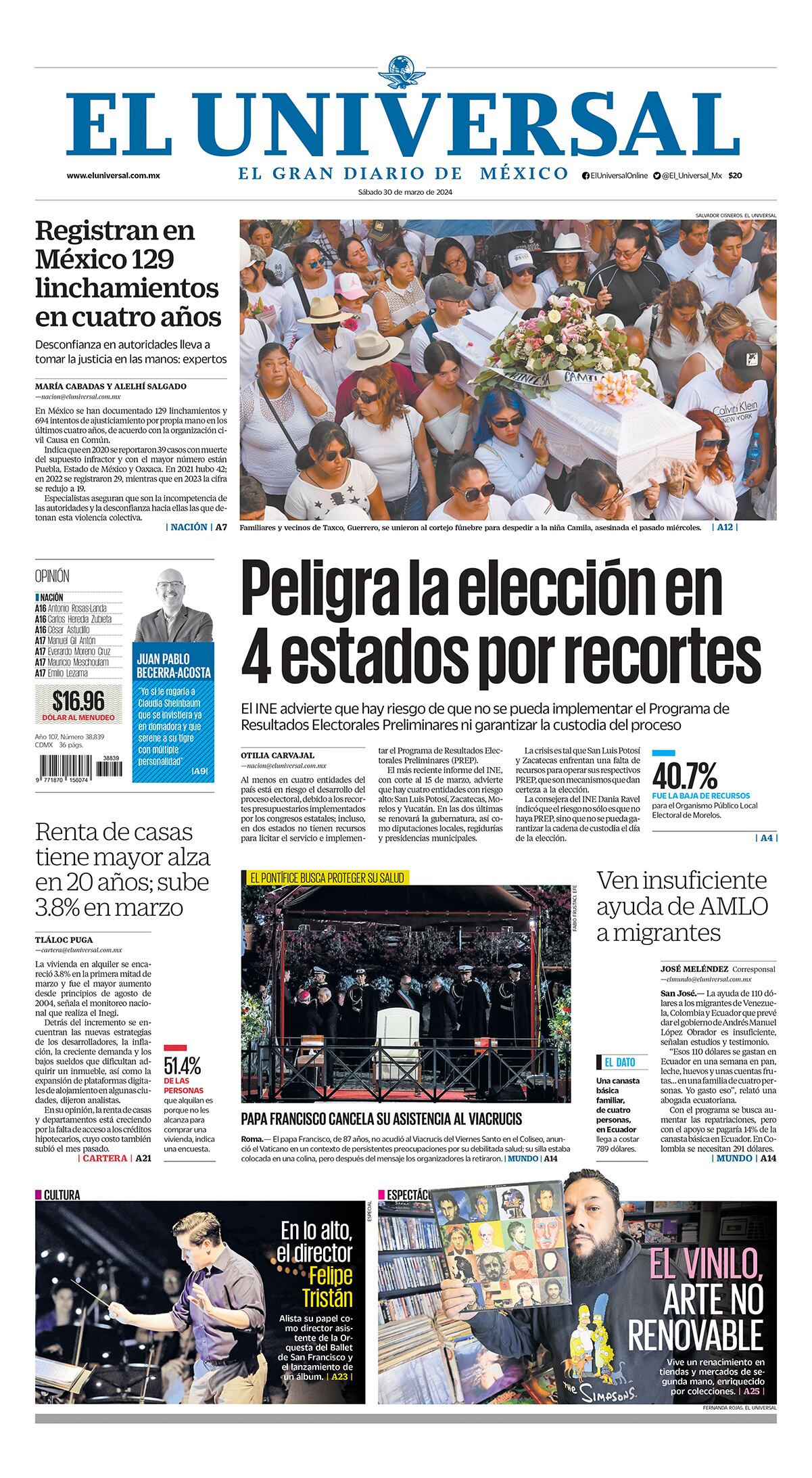 Portada impresa