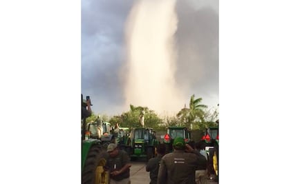 Sin daños tras tornado registrado en Navolato, Sinaloa