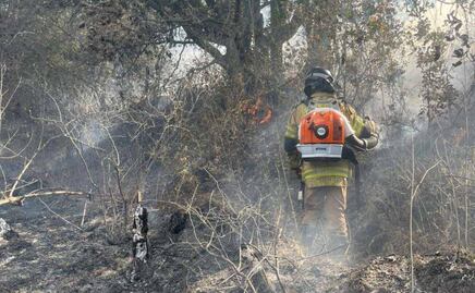 Quema agrícola se descontrola y causa incendio forestal en montaña de Texcoco