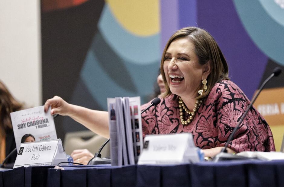 La precandidata a la presidencia Xóchitl Gálvez estuvo presente en la FIL Guadalajara.
Foto: EL UNIVERSAL / Fernanda Rojas