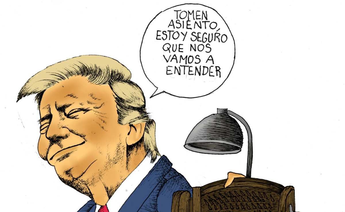 Arreglos con México. Cartón: KEMCHS