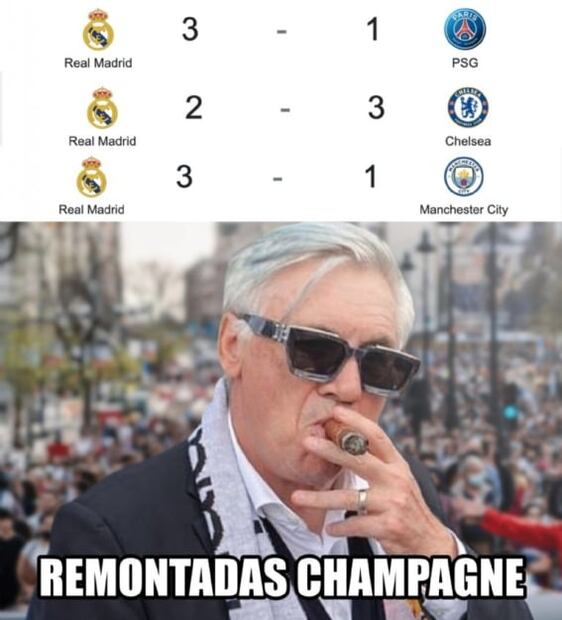 Los mejores memes de la remontada del Real Madrid ante el Manchester City