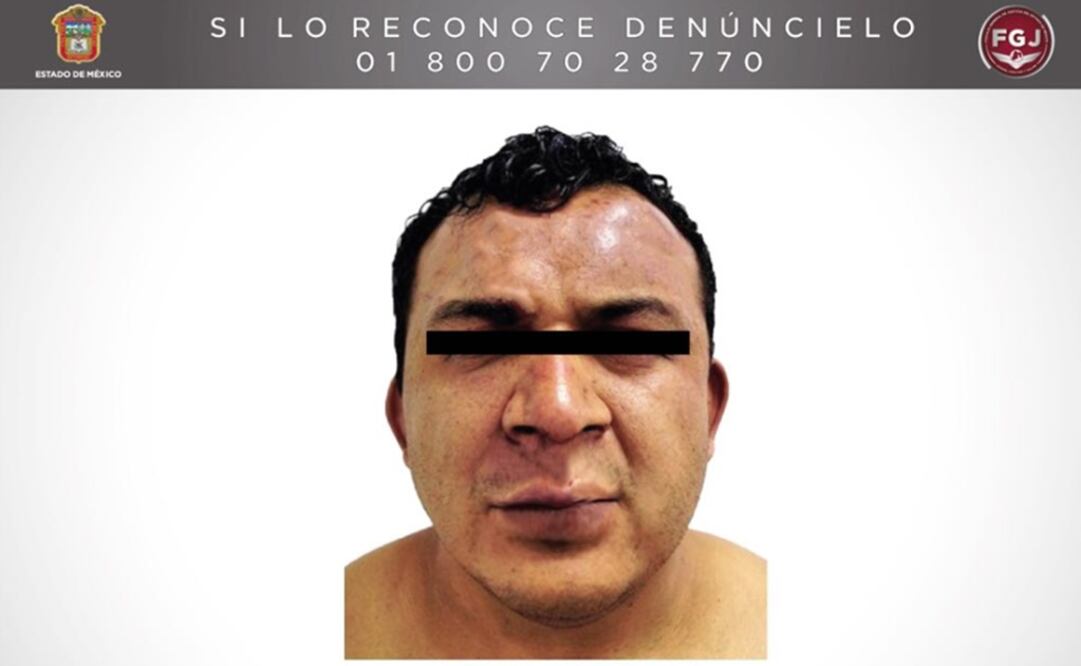 Heriberto "N", de 37 años de edad, fue presentado ante el Ministerio Público para después ser ingresado al penal de Ecatepec. Foto: Especial