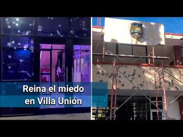 Villa Unión parecía un infierno