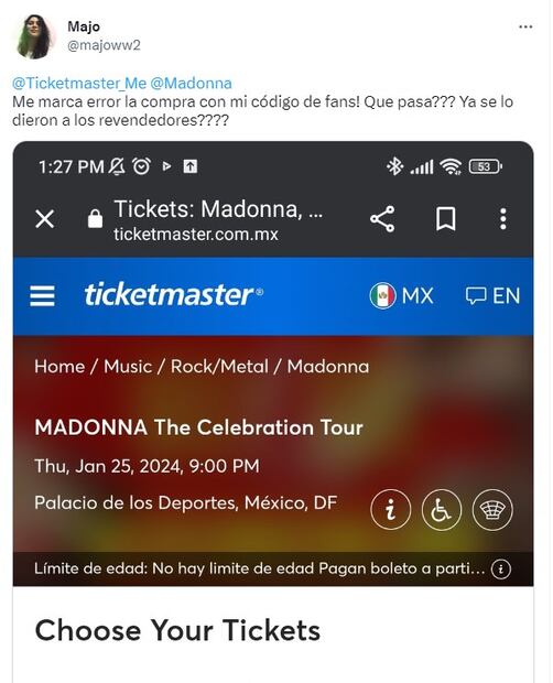 Foto: Captura de pantalla tomada de Twitter