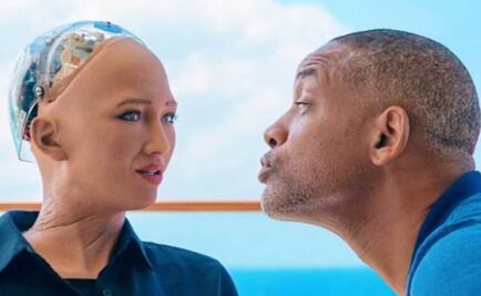 Will Smith tiene cita romántica con la robot Sophia