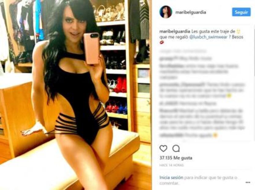 Maribel Guardia comparte foto en sexy traje de baño