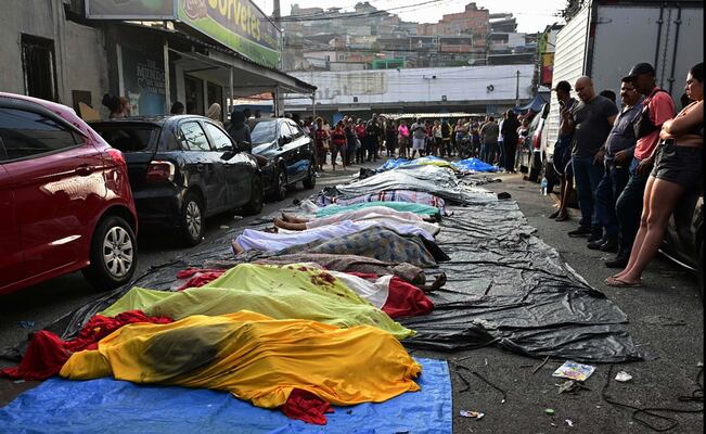 Defensoría pública de Río de Janeiro cifra en 132 los muertos por megaoperativo policial contra el narcotráfico