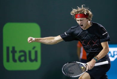 Zverev disputará la final de Miami ante Isner