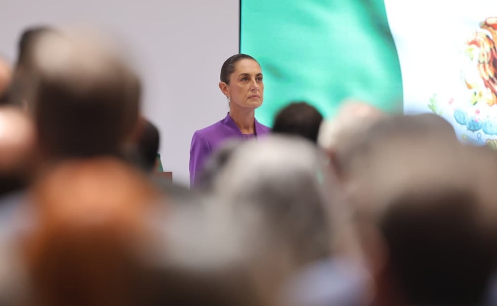 La presidenta Claudia Sheinbaum rinde su segundo informe de gobierno en Palacio Nacional, el 1 de septiembre de 2026. Foto: Luis Camacho/ EL UNIVERSAL