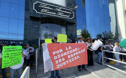 Protestan familiares de víctimas del crematorio Plenitud en Ciudad Juárez; exigen intervención de la FGR