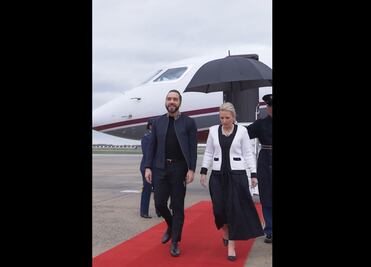Nayib Bukele comparte video de su aterrizaje en EU; el lunes se reunirá con Donald Trump