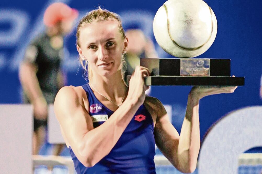 Con buen tenis, la Pelota de Plata se la llevó la ucraniana (DAVID GUZMÁN. XINHUA)