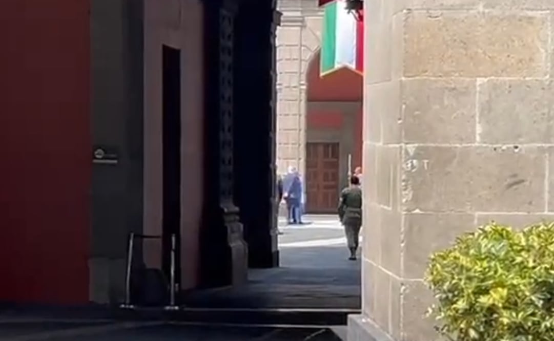 El presidente López Obrador participó en el simulacro nacional 2024. Foto: Especial