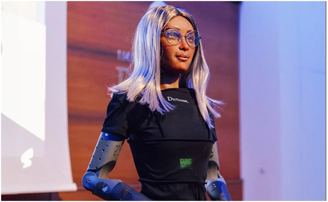 'Mika', la primera robot con IA. Foto: Dictador