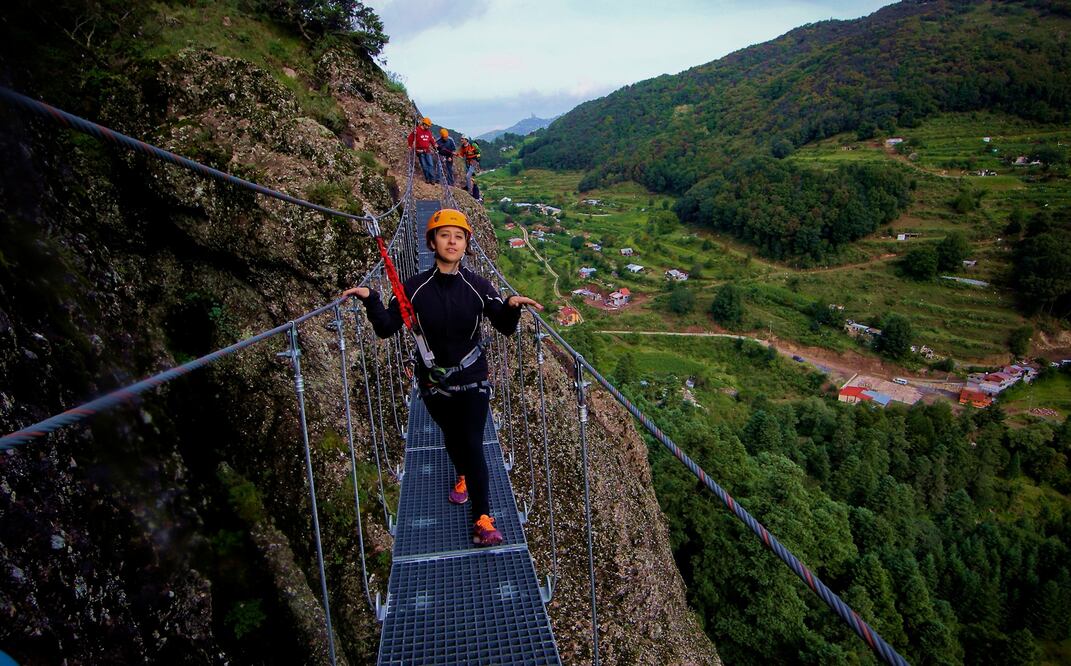 La vía ferrata del Parque Nacional El Chico. (Foto: Archivo El Universal)