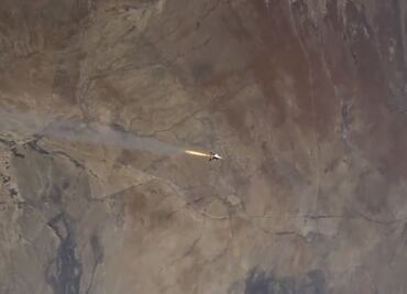 Virgin Galactic llega al espacio con éxito