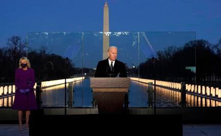 Biden encabeza homenaje a los 400 mil muertos por Covid-19 en Estados Unidos