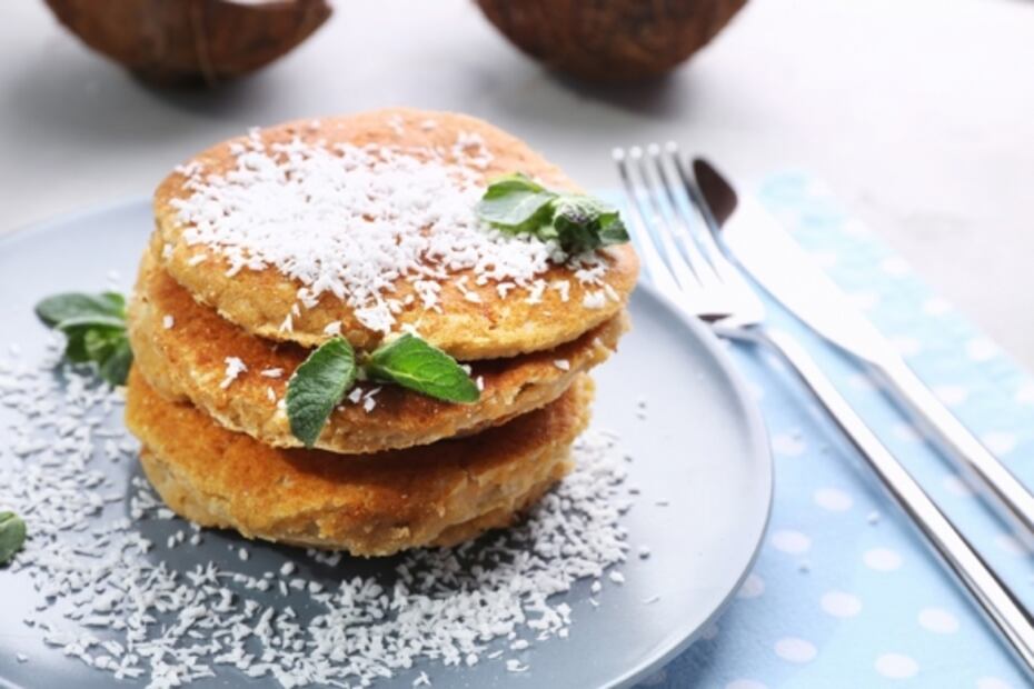 Hotcakes de coco y otras recetas alternativas