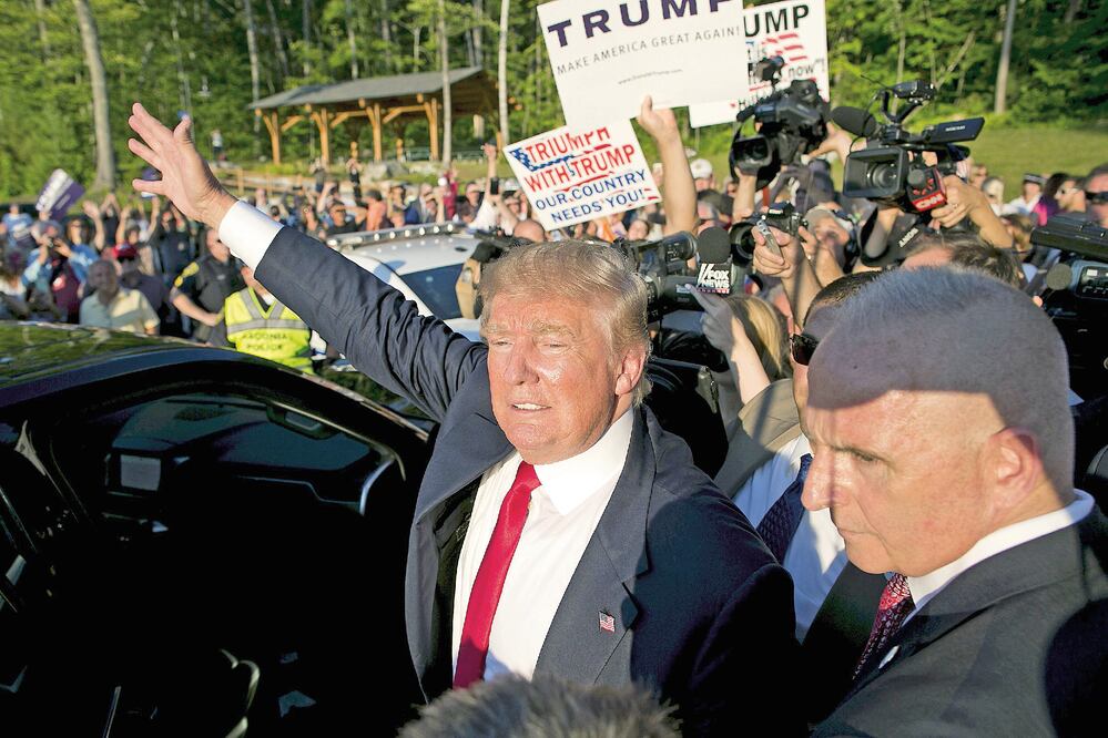 El aspirante a la candidatura presidencial republicana ha causado polémica con sus comentarios y propuestas antiinmigrantes (ARCHIVO EL UNIVERSAL)