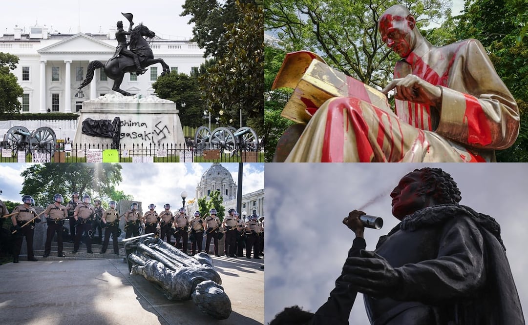 Fotos: EFE (arriba) y AP (abajo)