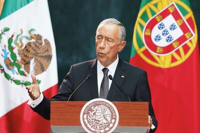 Nombran Huésped Distinguido al presidente de Portugal