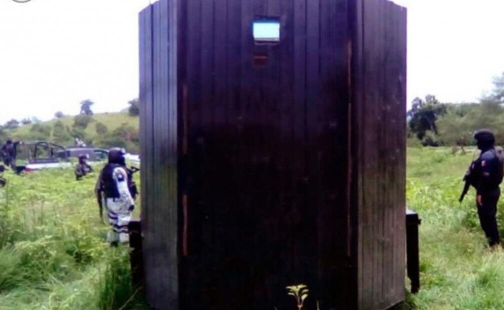 Fotos. Guardia Nacional asegura un "tanque" artesanal del narco