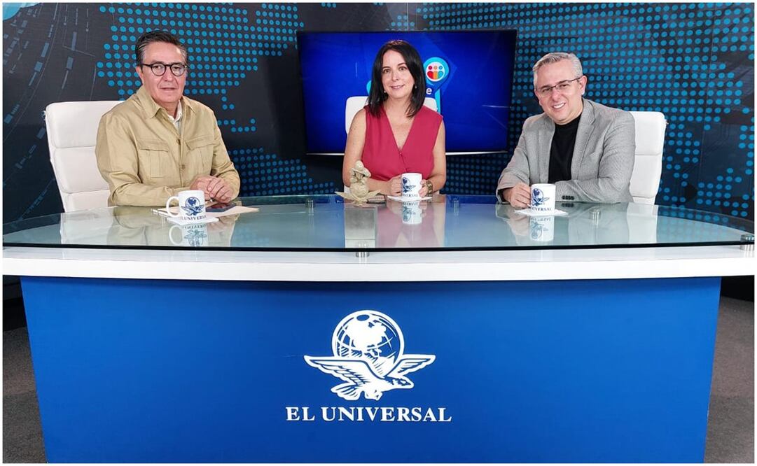 David Aponte, Maite Azuela, Luis Cárdenas en Con los de Casa. Foto: Julio Suárez/EL UNIVERSAL