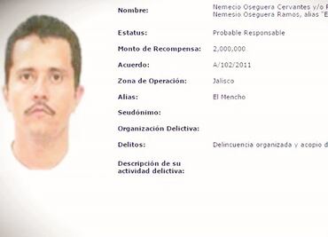 "El Mencho" se esconde en las montañas, como lo hacía "El Chapo"