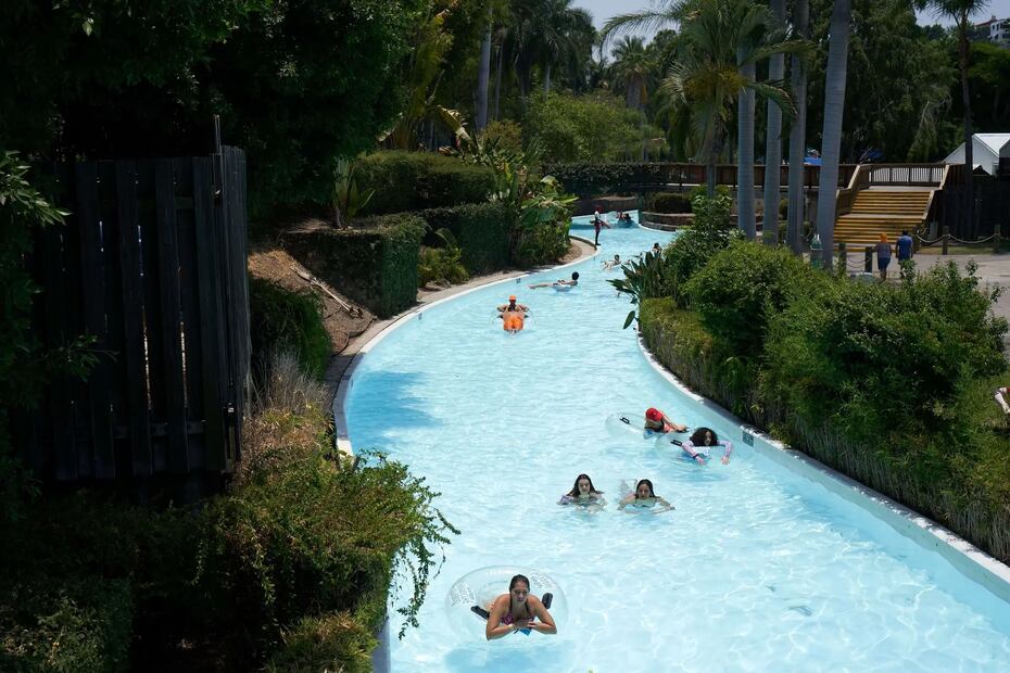 Six Flags Oaxtepec tiene el tobogán más alto de la cadena. Foto: SixFlags Oaxtepec