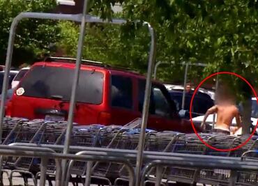 Video. Mujer embarazada atropella a hombre que intentó robar su bolsa