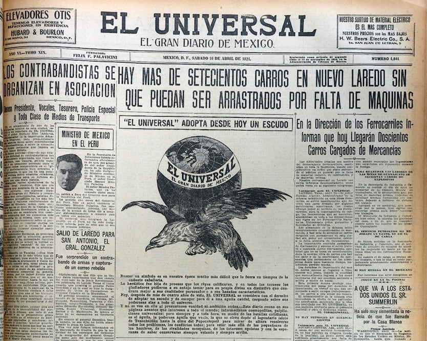 El Águila de EL UNIVERSAL cumple 100 años